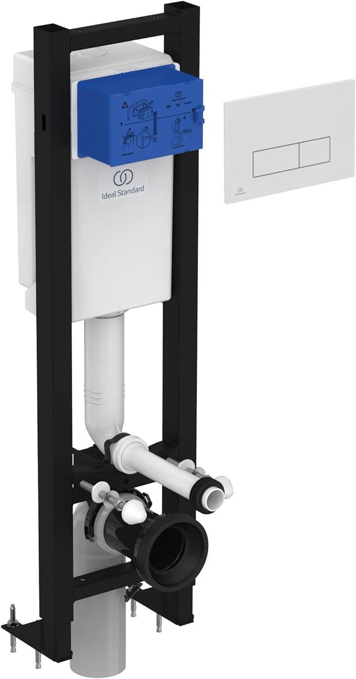 Ideal Standard R0121AC Oleas Betätigungsplatte Oleas M2 Mechanical Toilet Flush Plate - White Weiss,