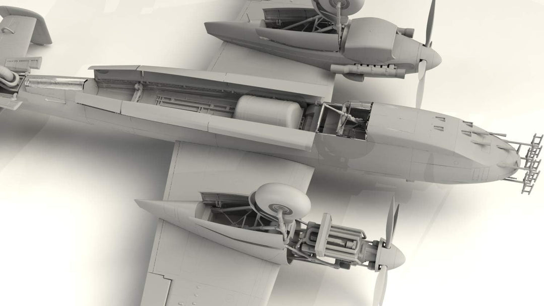 ICM 48271 Do 217N-1,WWII German Night Fighter (100% New molds) Modellbausatz, grau