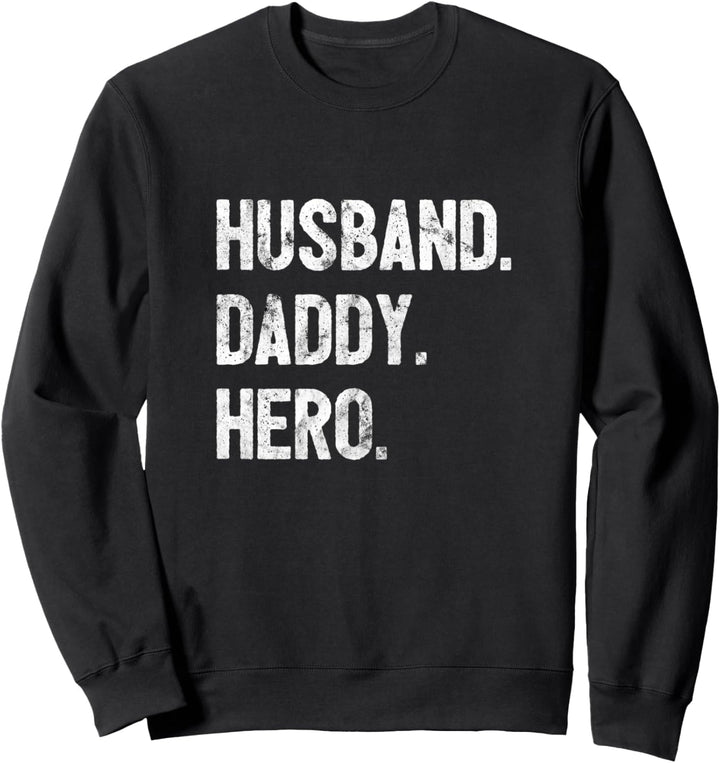 Ehemann Papa Held Papa Geschenk Sweatshirt