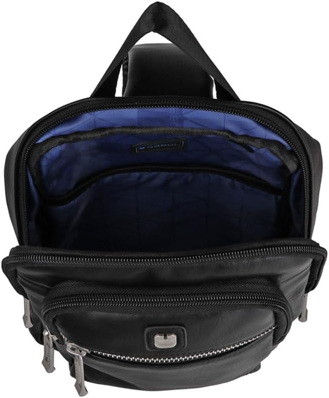 Gabol Herren 10,1" Mochila Bandolera, Schwarz, Talla Única