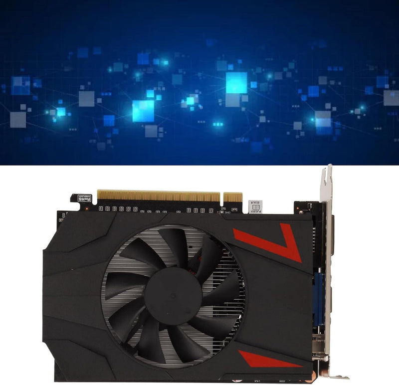 Zunate Computer-Grafikkarten, GTX 650 2 GB GDDR5 128 Bit PCIE X16 3.0 Gaming-Grafikkarten, HDMI, DVI