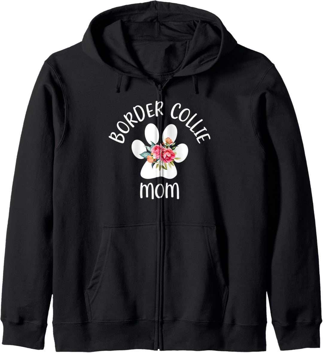 Border Collie Mom Kapuzenjacke