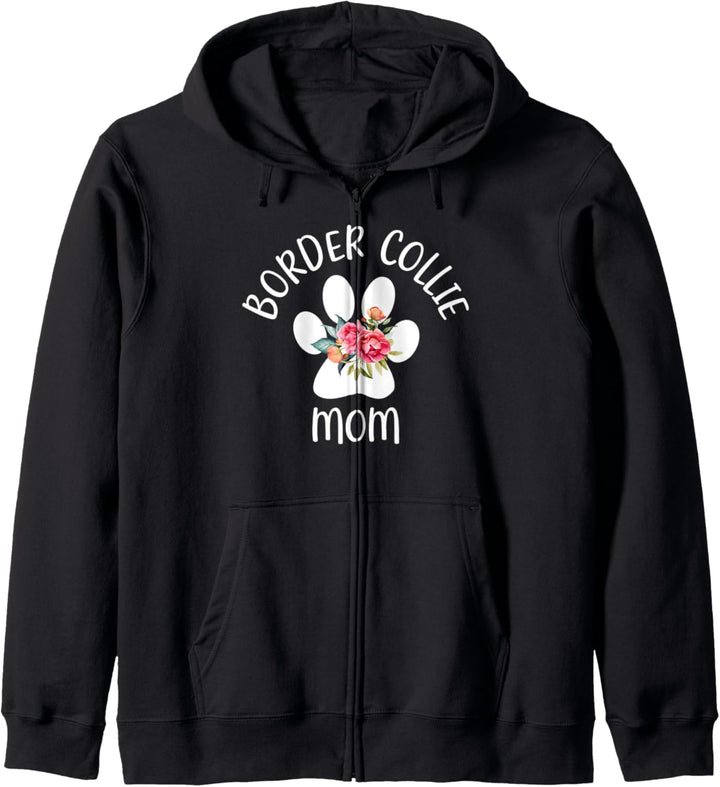 Border Collie Mom Kapuzenjacke