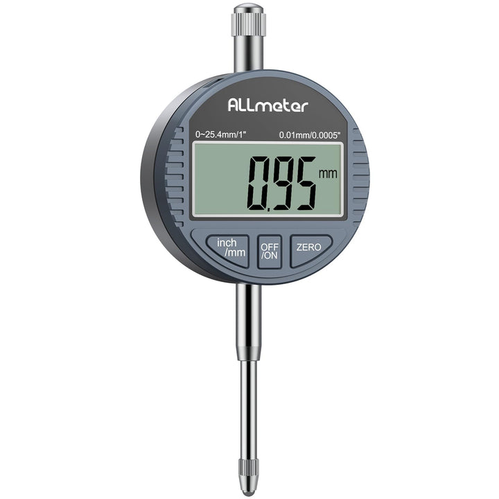 ALLmeter 0.01/0.0005'' Digital Messuhr 0-25.4 mm/1" mit Toleranzfunktion Zoll/metrische Umrechnung D