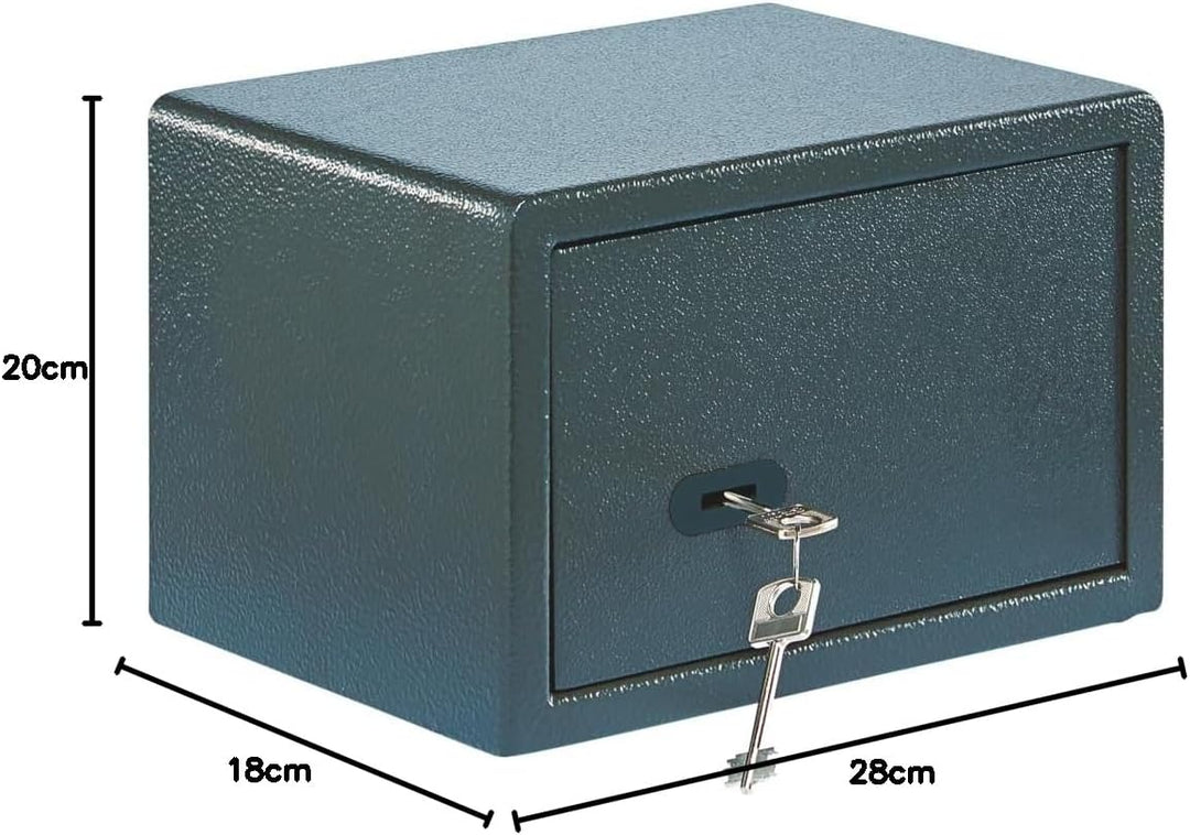 Burg-WÄCHTER Möbeltresor mit Schlüssel, Inkl. Fachboden, Zur Wand- und Bodenbefestigung, 6,7 l, 7 kg