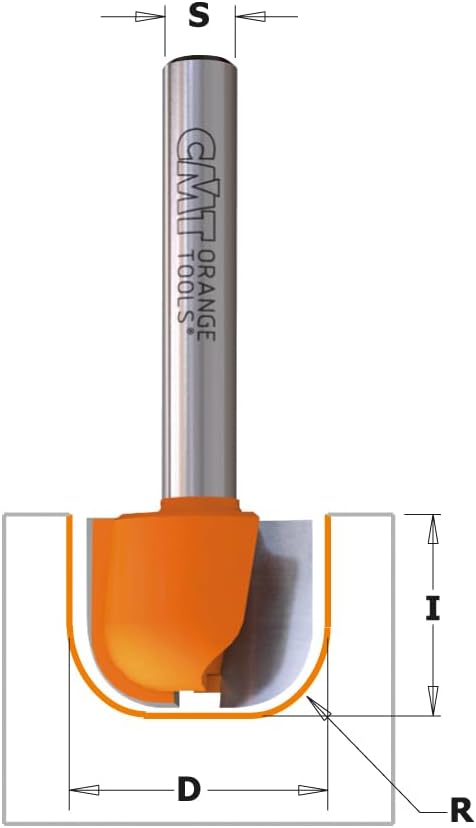 Cmt orange Tools 951.002.11 – Erdbeere für Verpackung Holz HM S 8 D 19 x 16