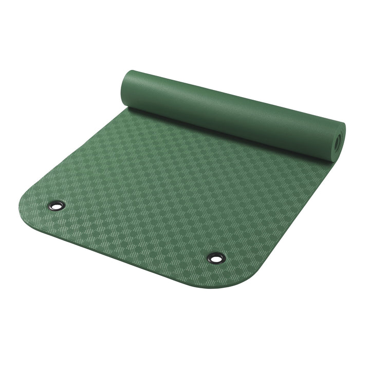 Wehncke Gymnastikmatte mit Ösen 180 x 65 x 0.8 cm grün