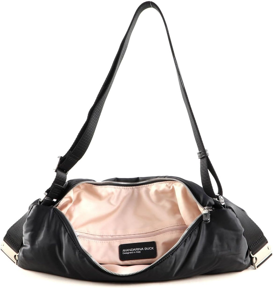 Mandarina Duck Damen Chelsea Schultertasche Schwarz, Schwarz