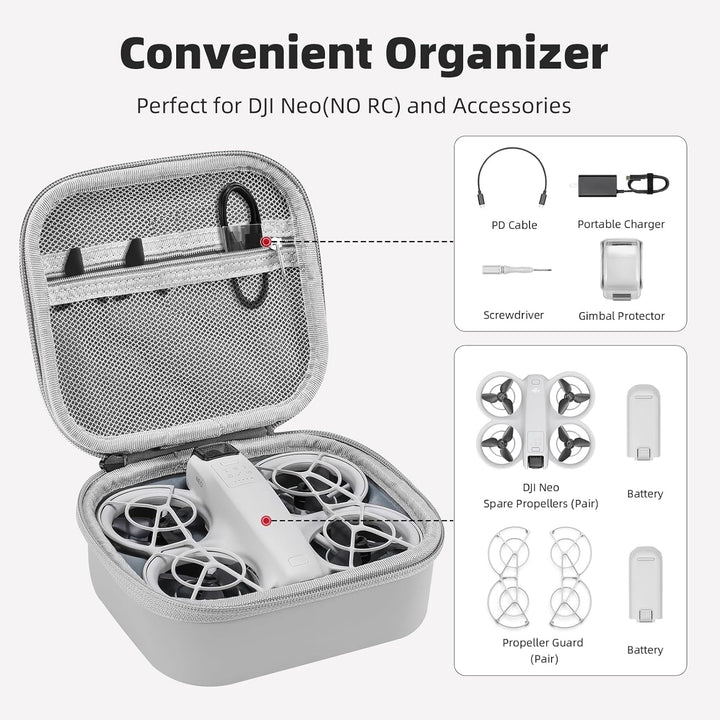 Tasche DJI Neo Drohne Tragetasche DJI Neo Case Schutztasche für DJI Neo No RC Tragbare DJI Neo Fly M
