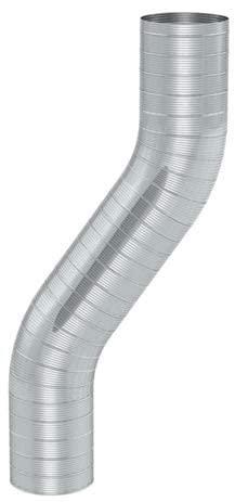 flexibles Edelstahlrohr Ofenrohr Rauchrohr Schornstein Ø 130 mm - Meterware