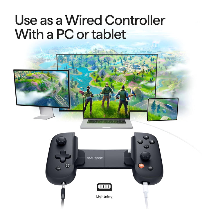 BACKBONE One Mobiler Gaming-Controller für das iPhone (Lightning) - 2nd Gen - Verwandle dein iPhone