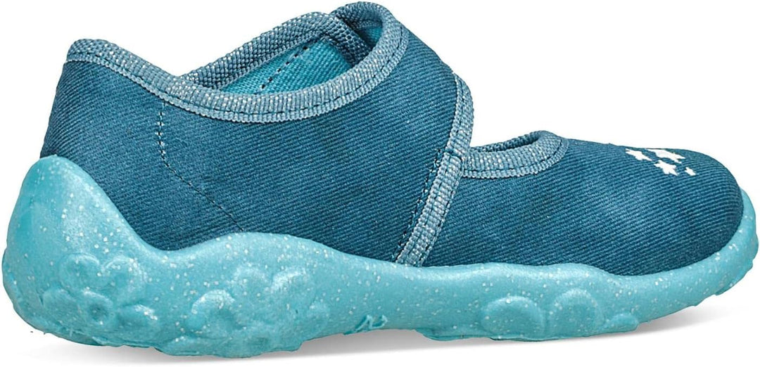 Superfit Mädchen Bonny Hausschuh 27 EU Blau Blue 282, 27 EU Blau Blue 282