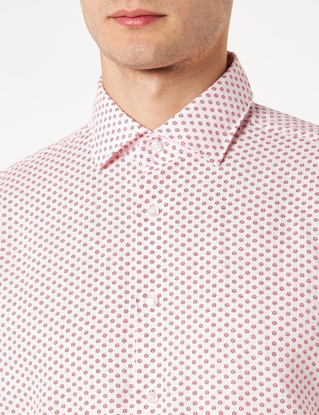 Seidensticker Herren Regular Fit Lamgarm Hemd Shirt 47 Rot, 47 Rot