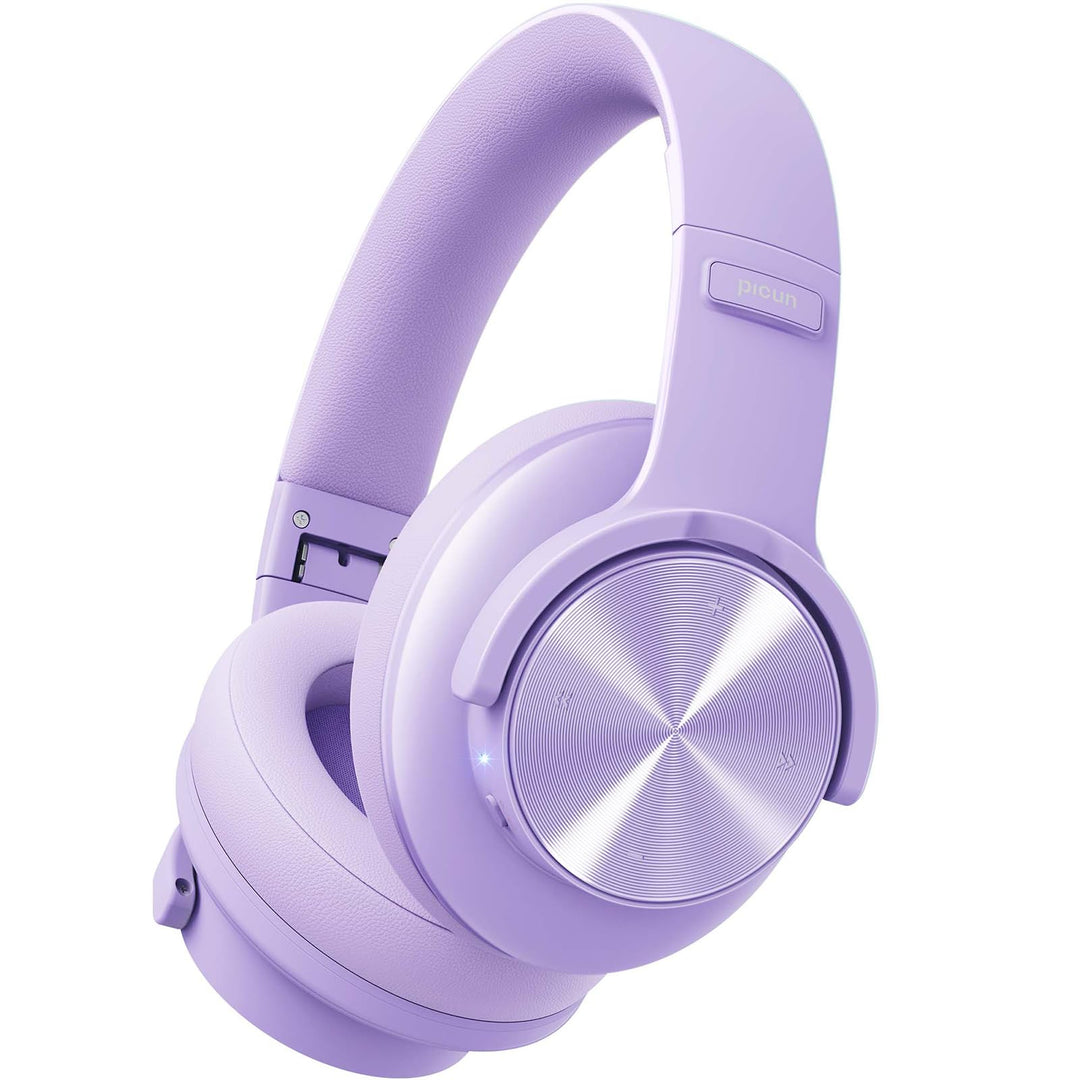 Picun B8 Kopfhörer, kabellos, Bluetooth, 120H Bluetooth-Kopfhörer über Ohr mit 3EQ-Musikmodi, Freisp