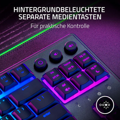 Razer Ornata V3 Tenkeyless - Kompakte Flache Gaming-Tastatur (Mecha-Membran-Switches, Tastenkappen m