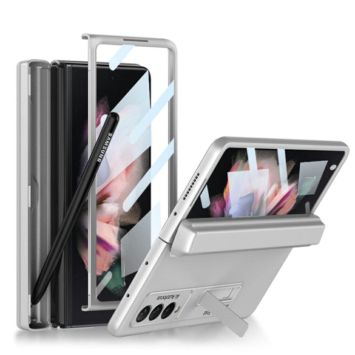 COQUE Galaxy Z Fold 3 Hülle, Shell-Membran Integriertes Scharnier All-Inclusive-Handyhülle mit verst