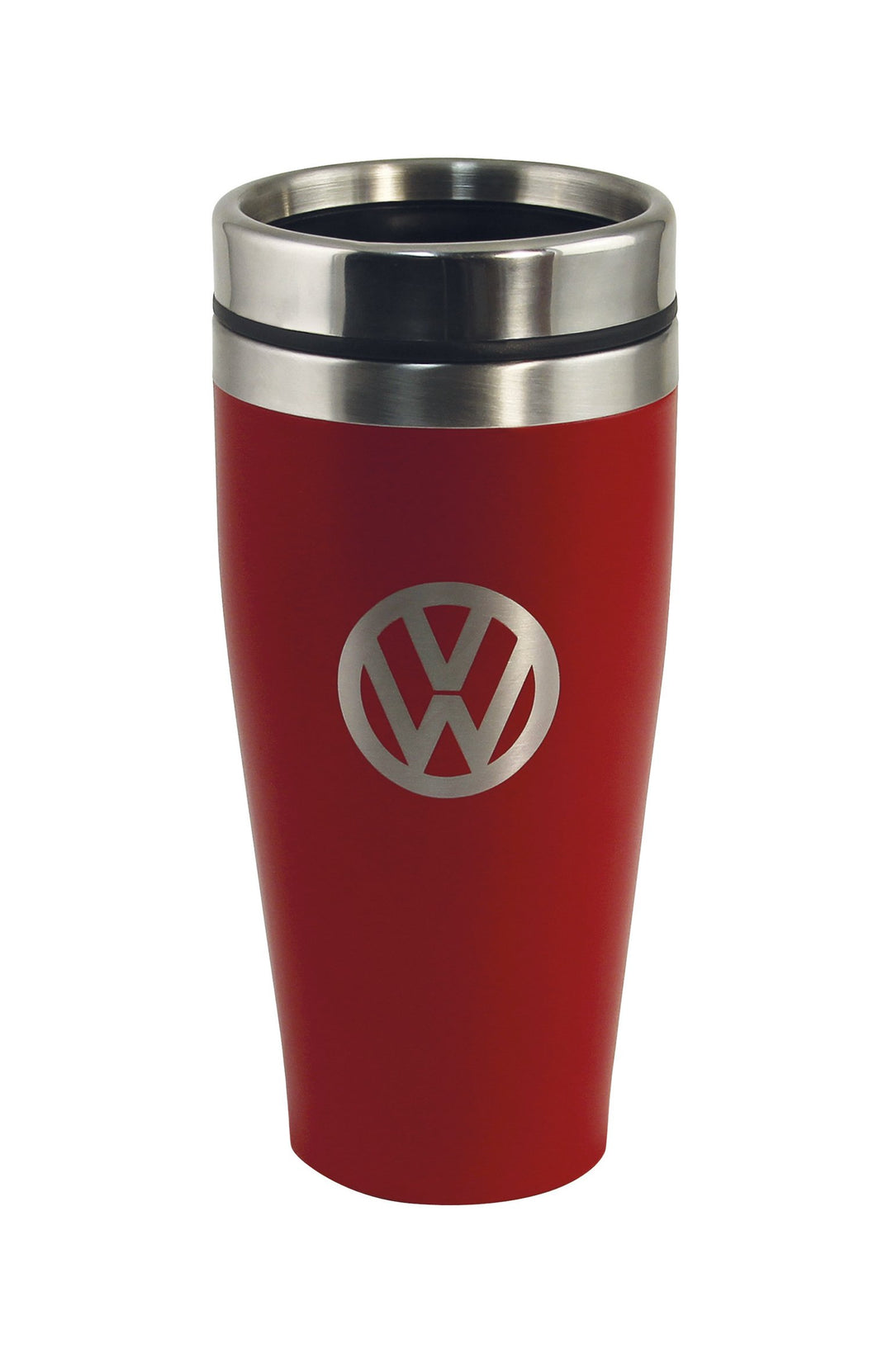 BRISA VW Collection - Original Volkswagen Isolierter Edelstahl Thermo-Becher (Doppelwandig/450ml/Rot