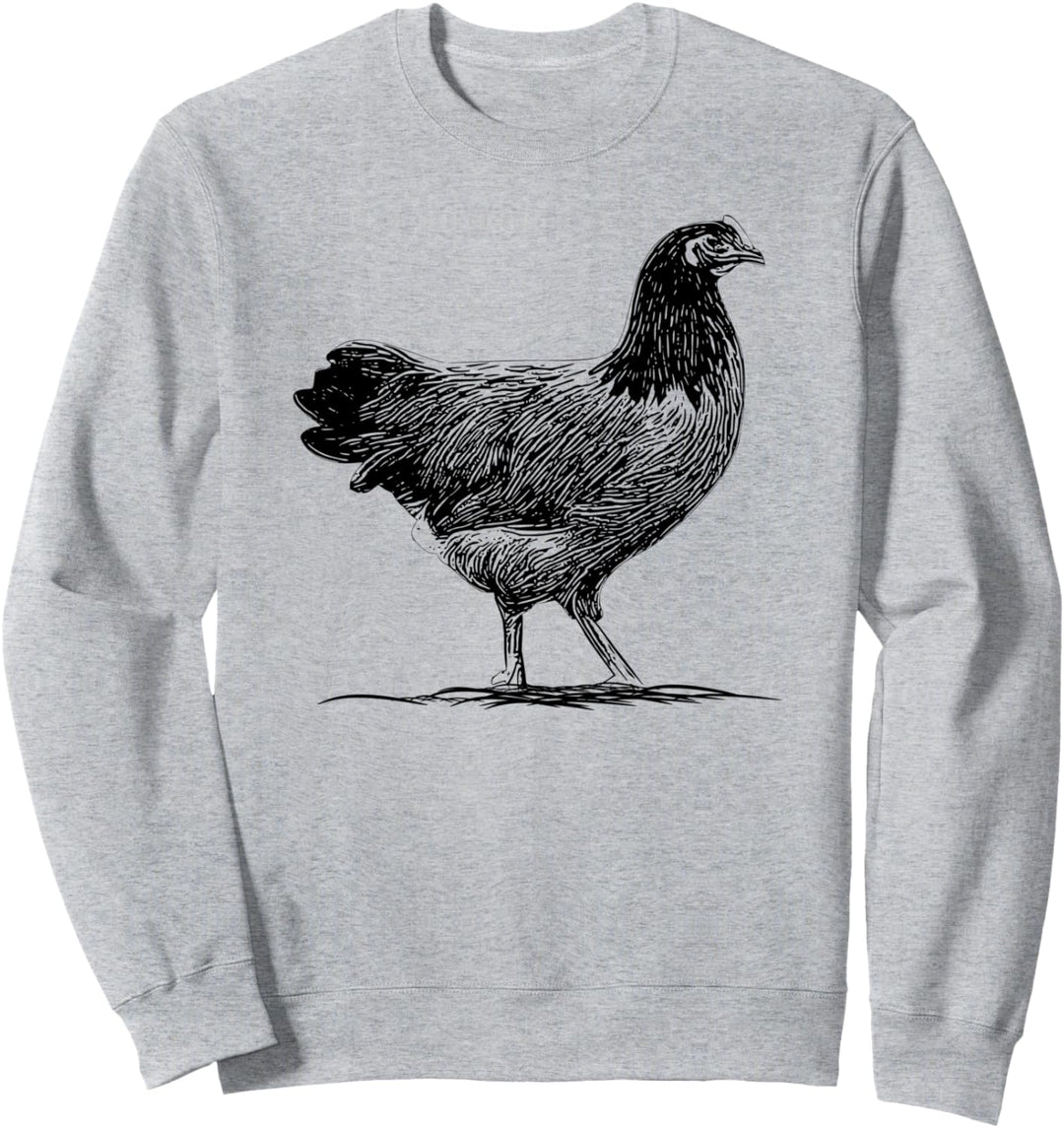 Hühnerzüchter Vorwerkhühner Henne Lustiges Hühner Sweatshirt
