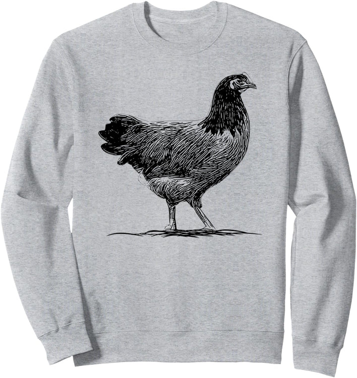 Hühnerzüchter Vorwerkhühner Henne Lustiges Hühner Sweatshirt