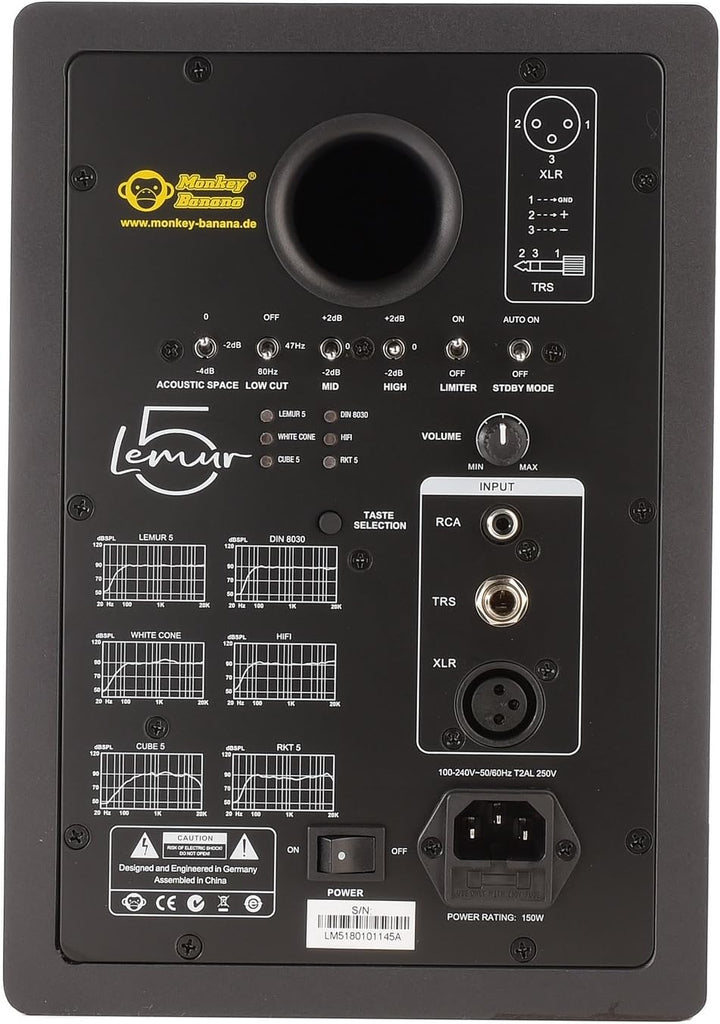 Monkey Banana Lemur 5 BK aktiv (STK) 5Zoll/110Watt