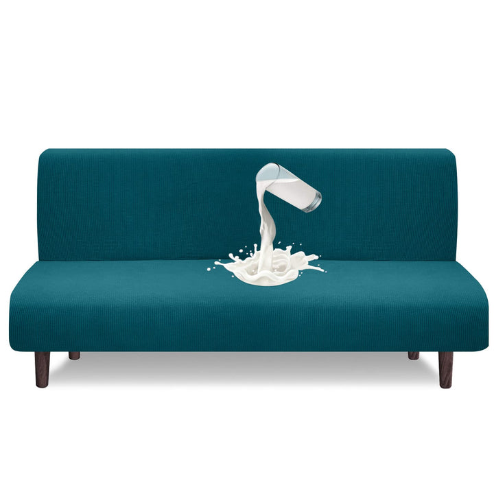Granbest wasserdichte Armlose Futon Abdeckung, Hoher Stretch Futon Schutz für Faltendes Schlafsofa A