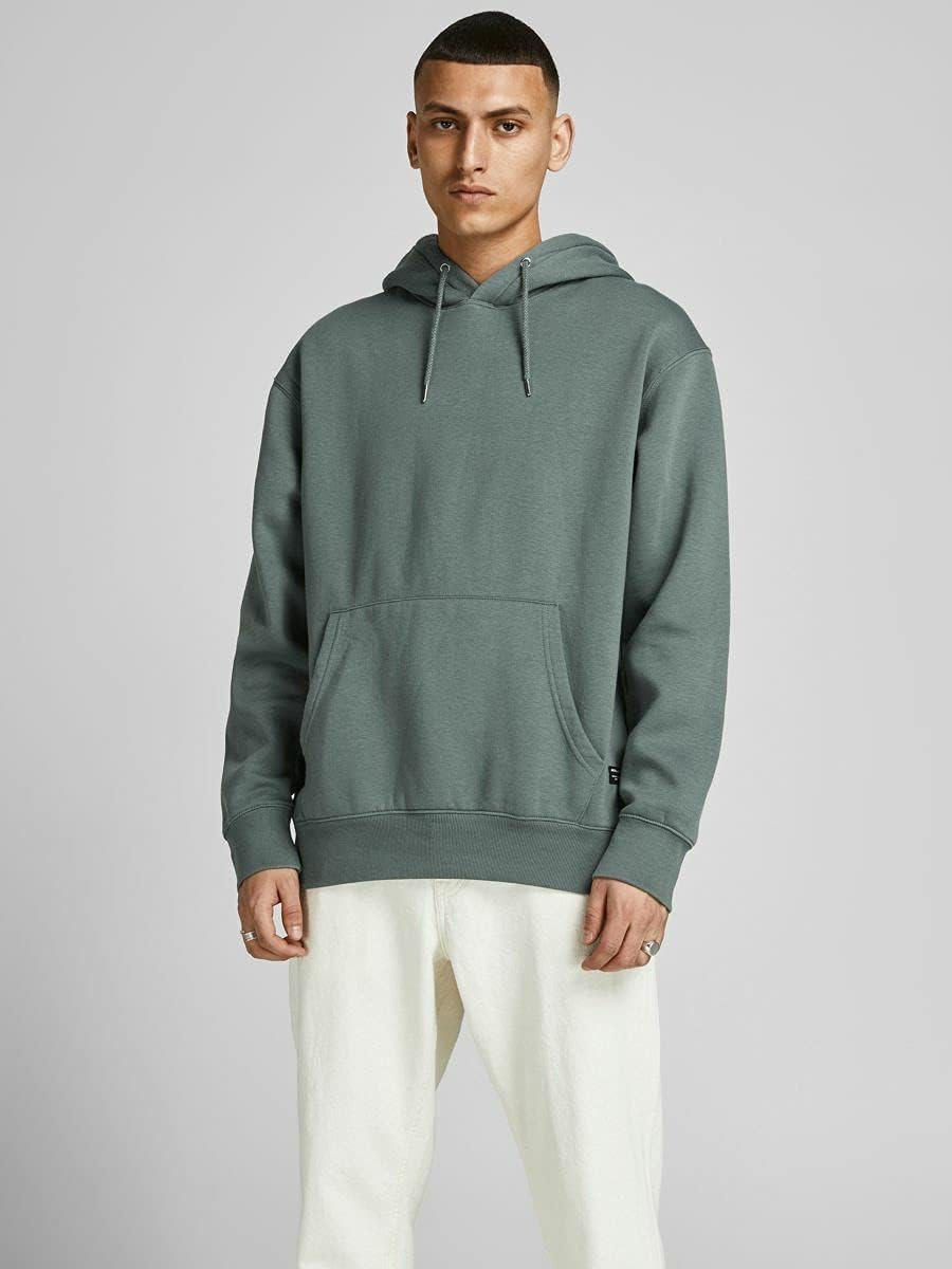 JACK & JONES Male Kapuzenpullover Logo Kapuzenpullover S Forest Night, S Forest Night