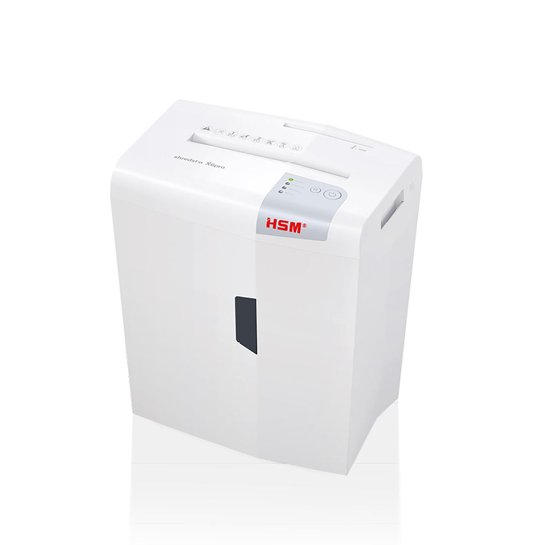 HSM 1046111 shredstar X6pro Aktenvernichter, Sicherheitsstufe P-5, 6 Blatt (Partikelschnitt) mit CD-