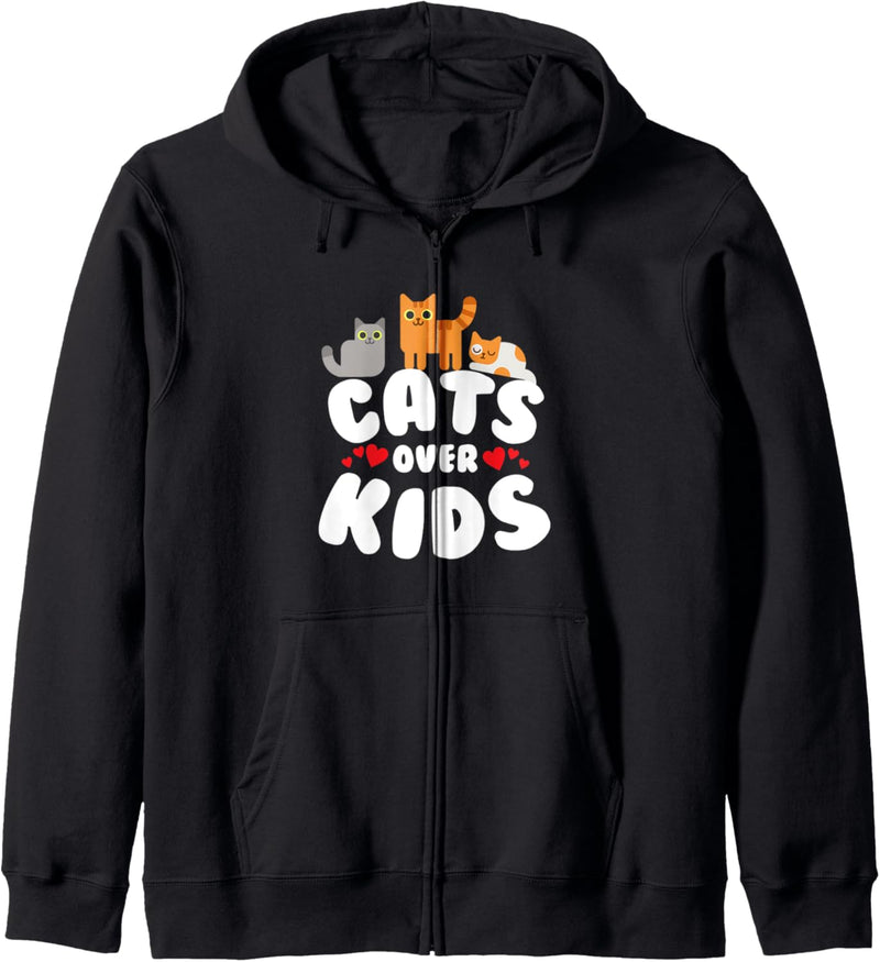 Cats Over Kids Kapuzenjacke