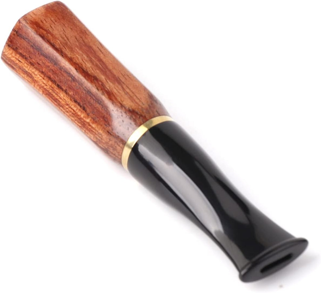 MUXIANG Zigarren-Mundstück-Set aus Holz, 3 Grössen, 9 mm, Papierfilter, Diamantform, BE0151-343G