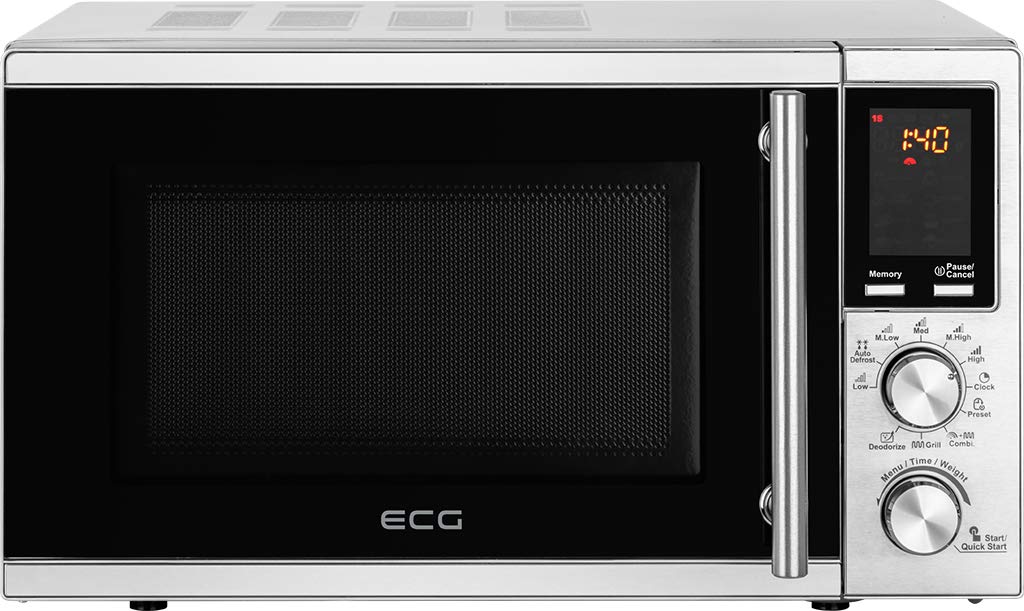 ECG Mikrowelle 700W MTD 2072 GSE, silbern