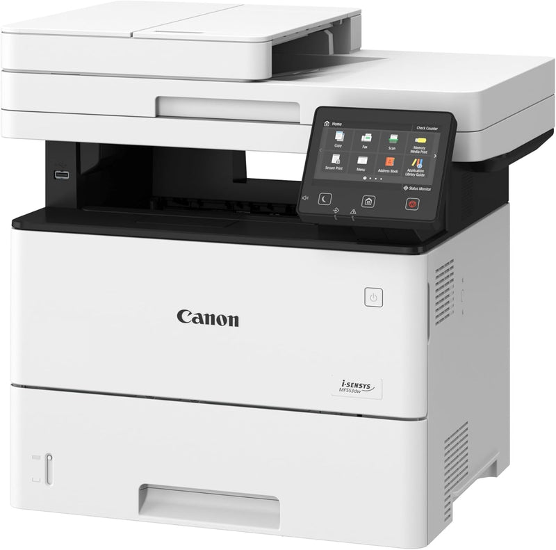 Canon i-SENSYS MF553dw s/w-Laser-Multifunktionsdrucker (Druck, Scan, Kopie, Fax, USB, WLAN, Duplex,