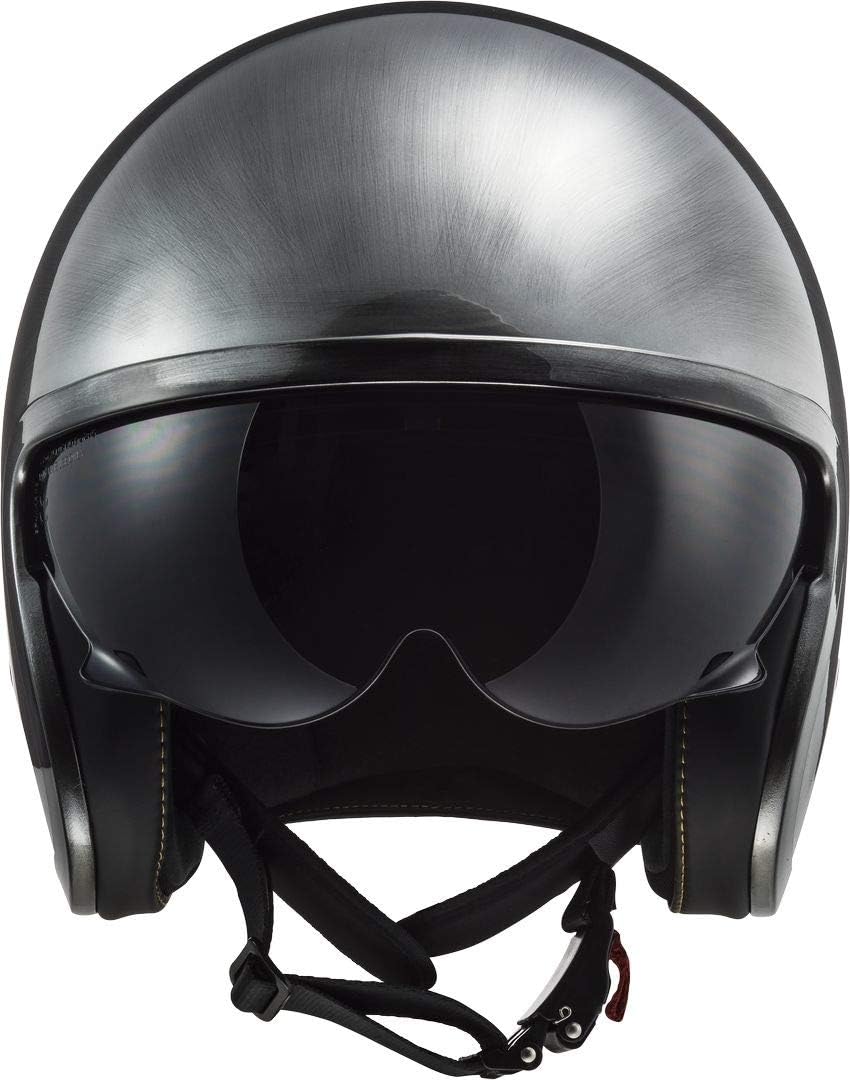 LS2 Motorradhelm Spitfire Jeans Titanium, XL XL Jeans Titanium, XL Jeans Titanium