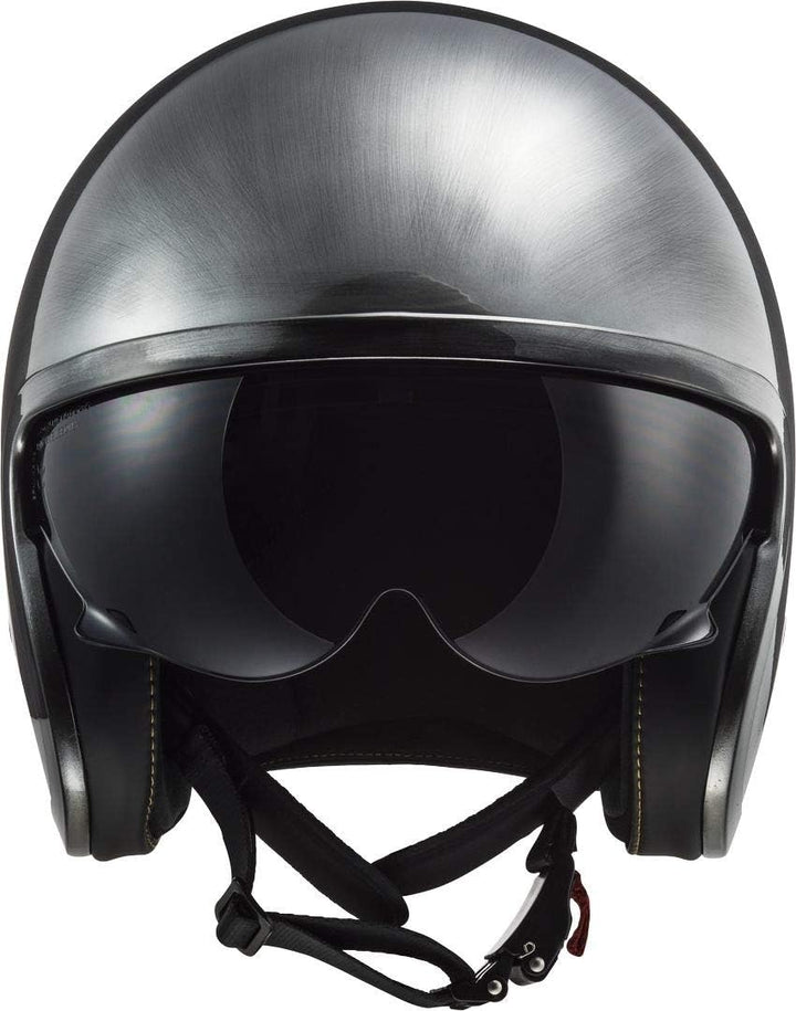 LS2 Motorradhelm Spitfire Jeans Titanium, XL XL Jeans Titanium, XL Jeans Titanium