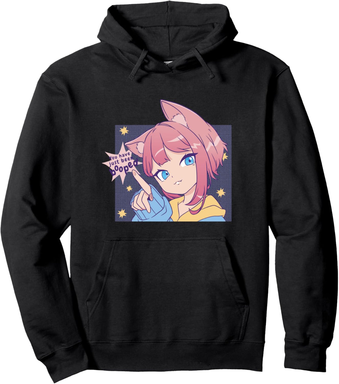 Neko Anime Girl - Katzenohren Pullover Hoodie