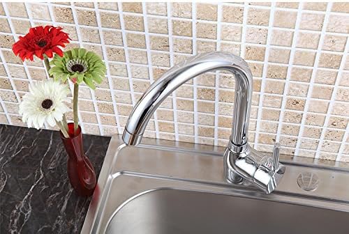 ZXC Moderne Hochdruck Schwanenhals Küchen Armatur Einhebel Mischbatterie Wasserhahn schwenkbar in Ch