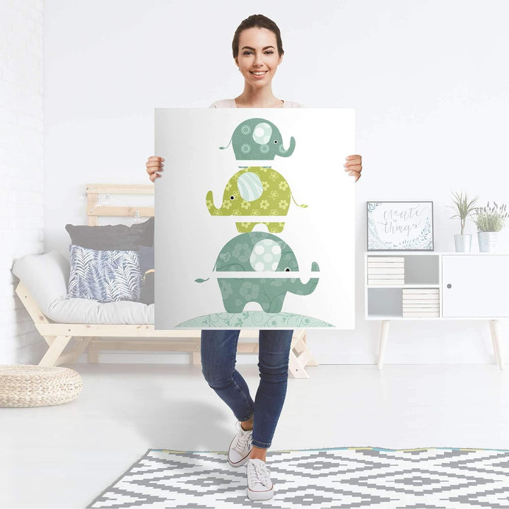 Möbelfolie für Kinder und Baby-Zimmer - Deko passend für IKEA Malm Kommode I Wickelkommode Möbelaufk