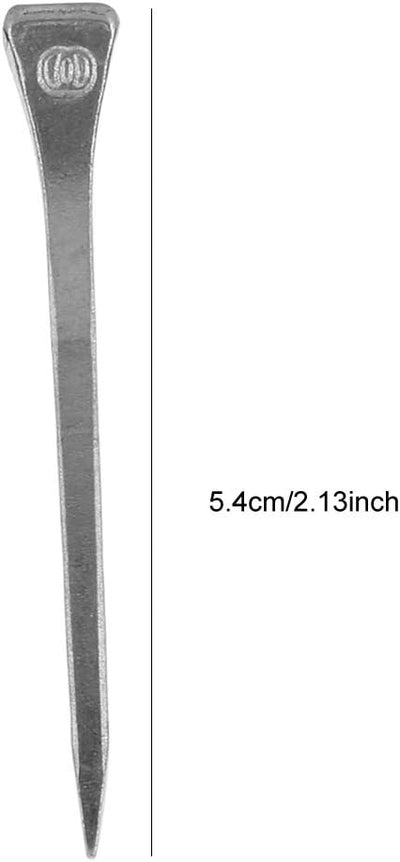 250 Stück Stahl E6 Hufeisennägel, Glasmalerei Nägel Pferdestahlnägel zur Sicherung von Blei oder Gla