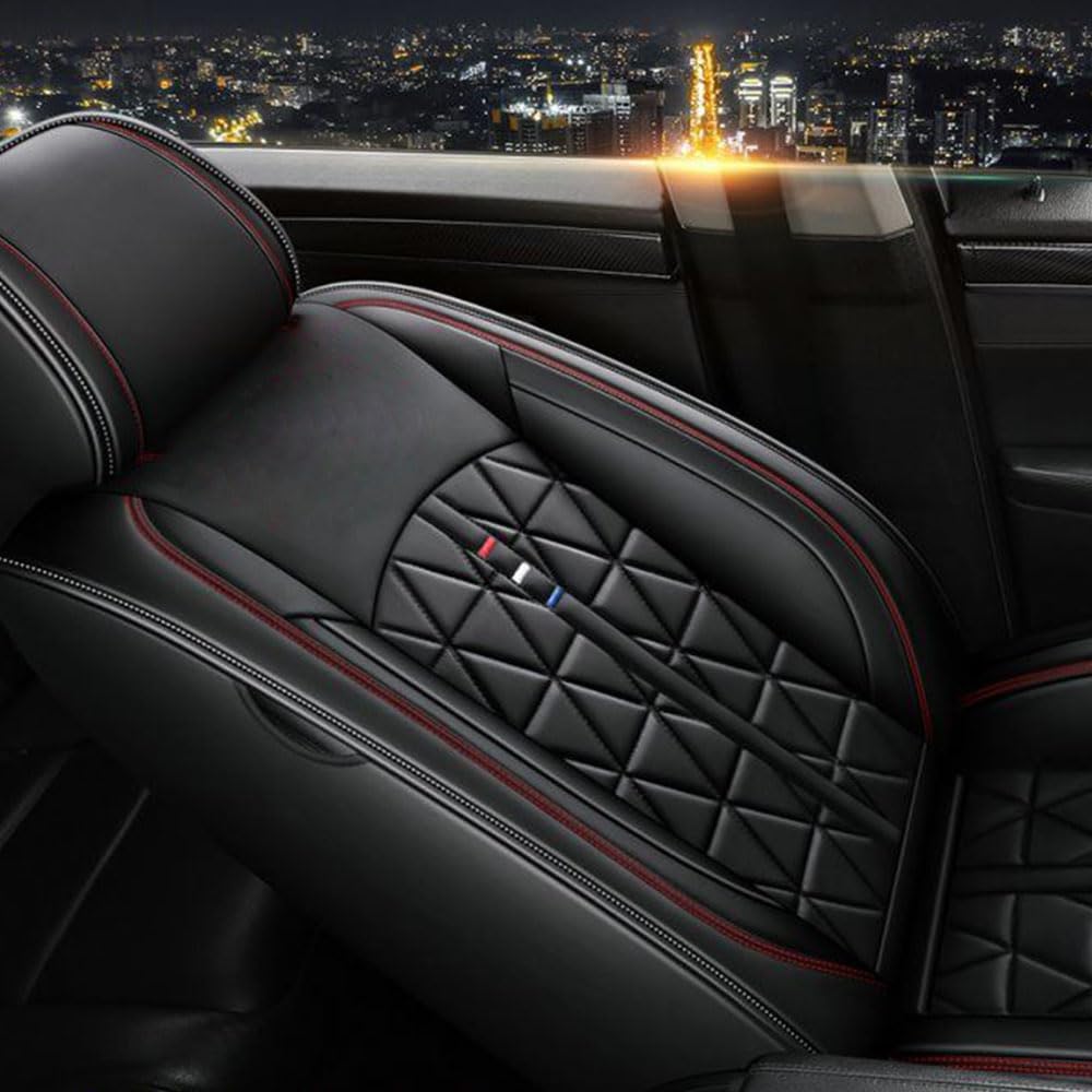 Autositzbezüge Auto Vordersitz 2 Stück Set Autositzbezüge Leder Universal Set Geeignet Für Mitsubish