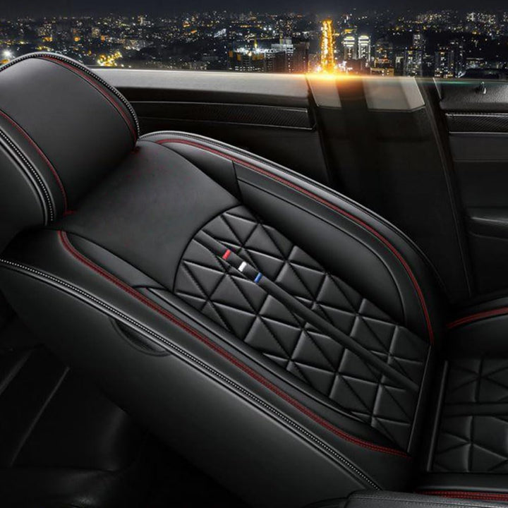 Autositzbezüge Auto Vordersitz 2 Stück Set Autositzbezüge Leder Universal Set Geeignet Für Mitsubish