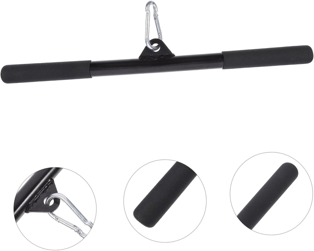 BESPORTBLE Spurstange Rudergriff Brust Bizeps Trizeps Gerade Stange Pulldown Stange Schulteraufbau T