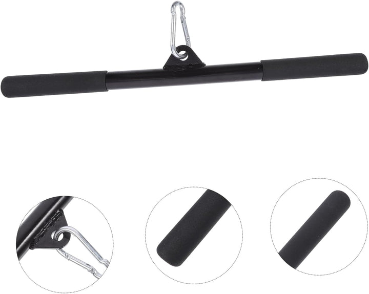 BESPORTBLE Spurstange Rudergriff Brust Bizeps Trizeps Gerade Stange Pulldown Stange Schulteraufbau T