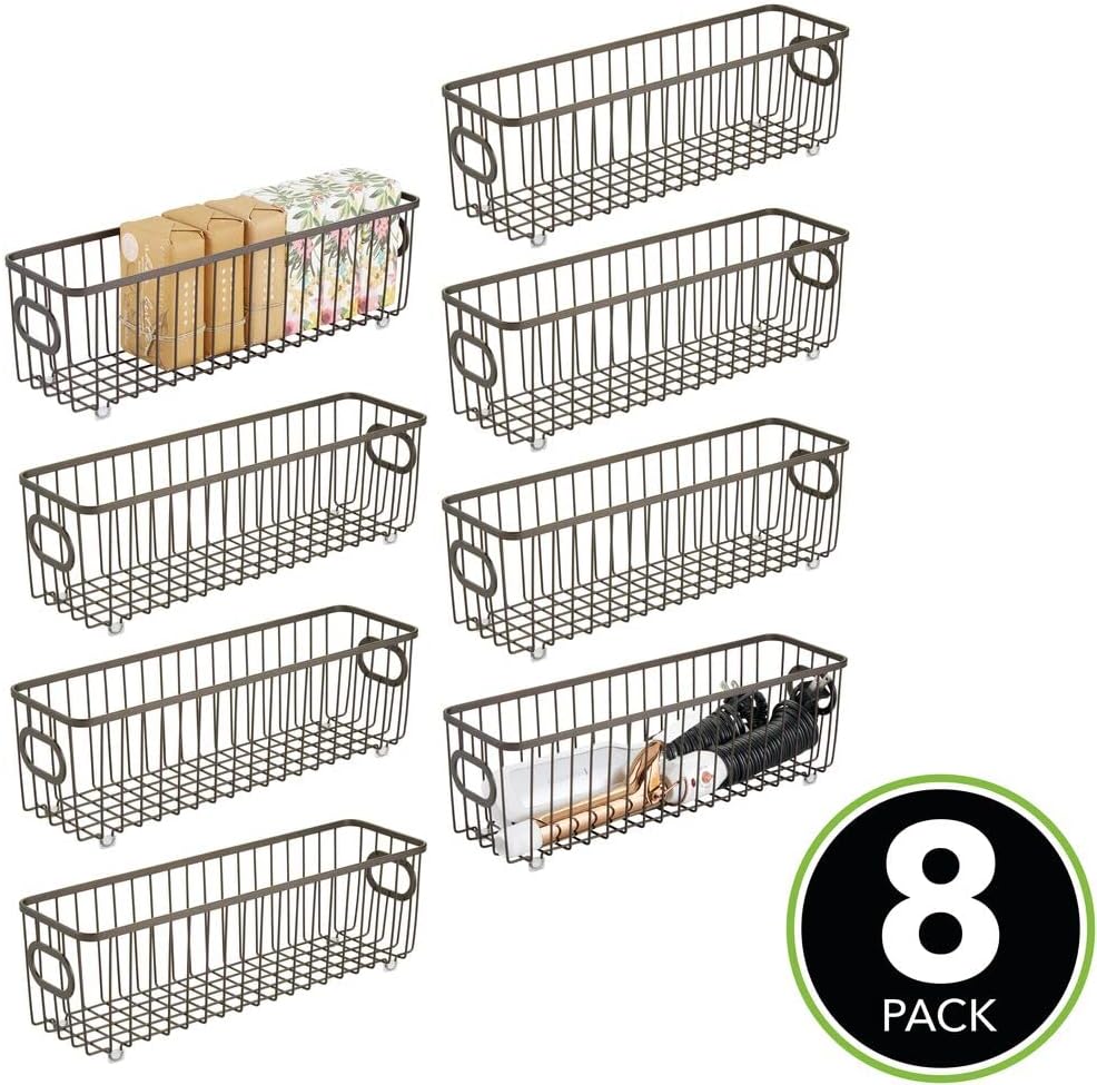mDesign Bad Aufbewahrung – Badezimmer Organizer für die Aufbewahrung von Make-up und anderen Badarti