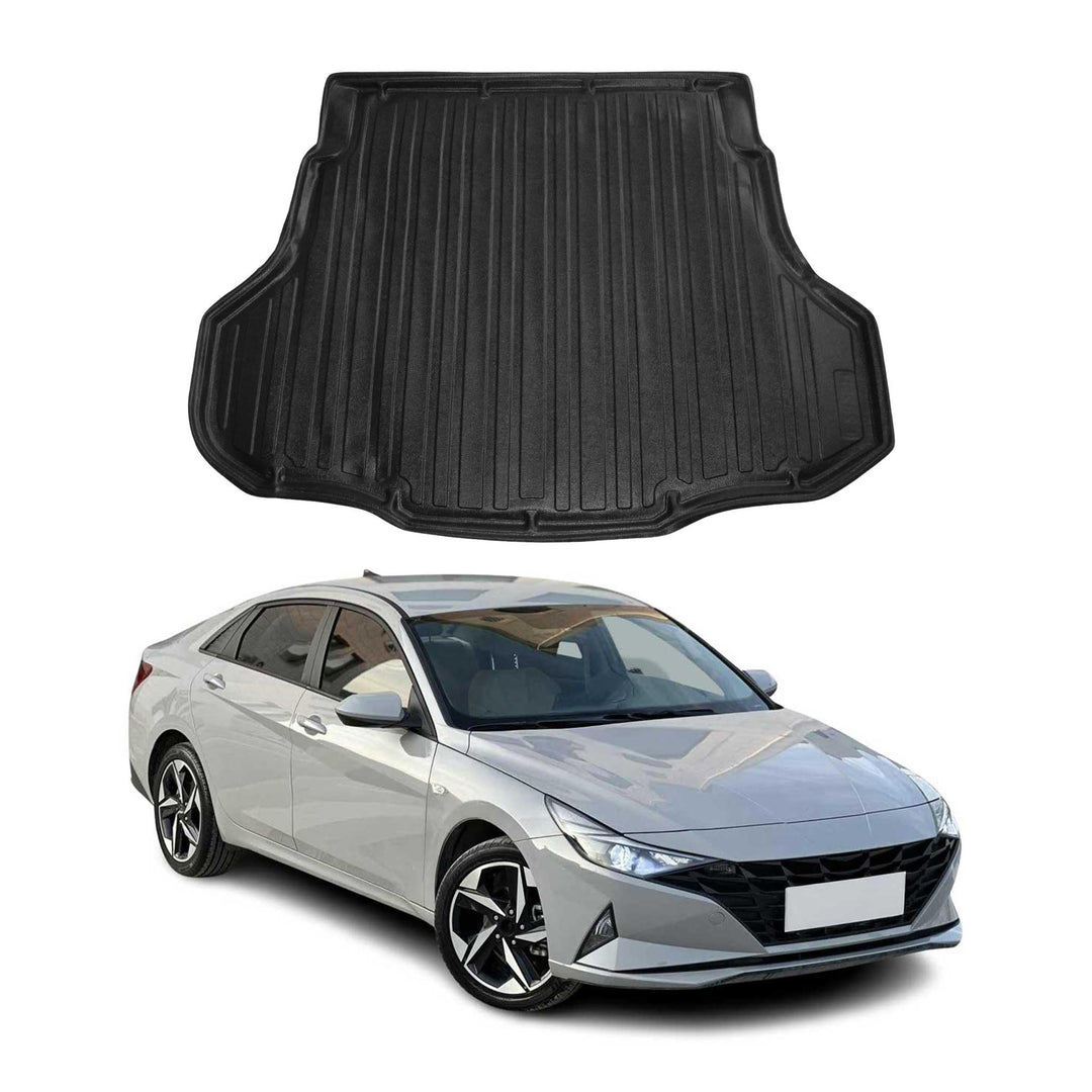 OMAC Kofferraumwanne Laderaumwanne kompatibel mit Hyundai Elantra CN7 2021-2025 Gummi TPE