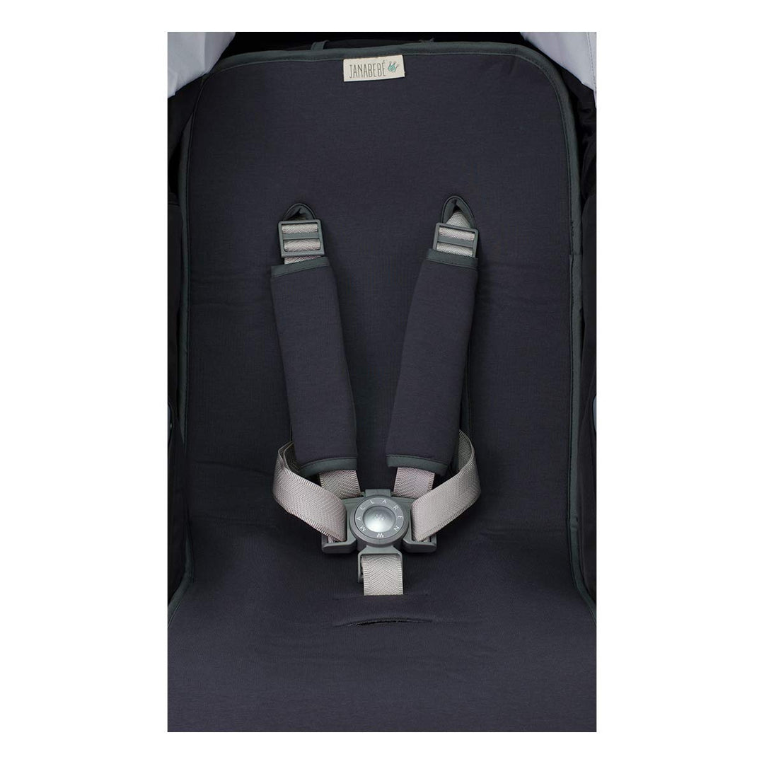 JYOKO KIDS Sitzauflage Universal für Kinderwagen + Gurtpolster Hergestellt aus Baumwollstoff + Schau