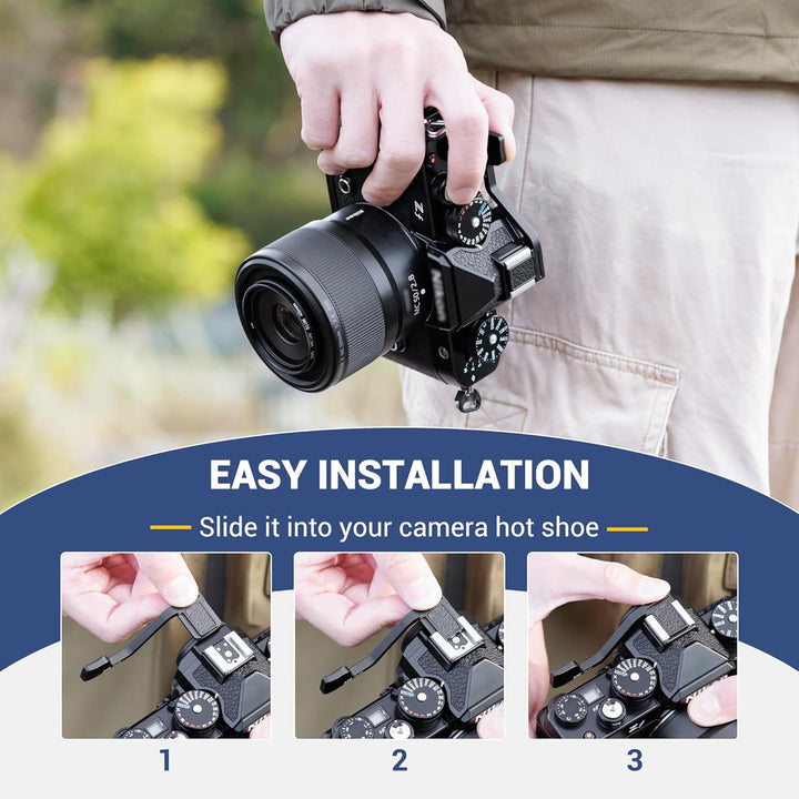 JJC ZF Metall Daumen Hoch Griff Thumbs Up Grip für Nikon Zf Kamera, Verbesserter Griff für Einhändig
