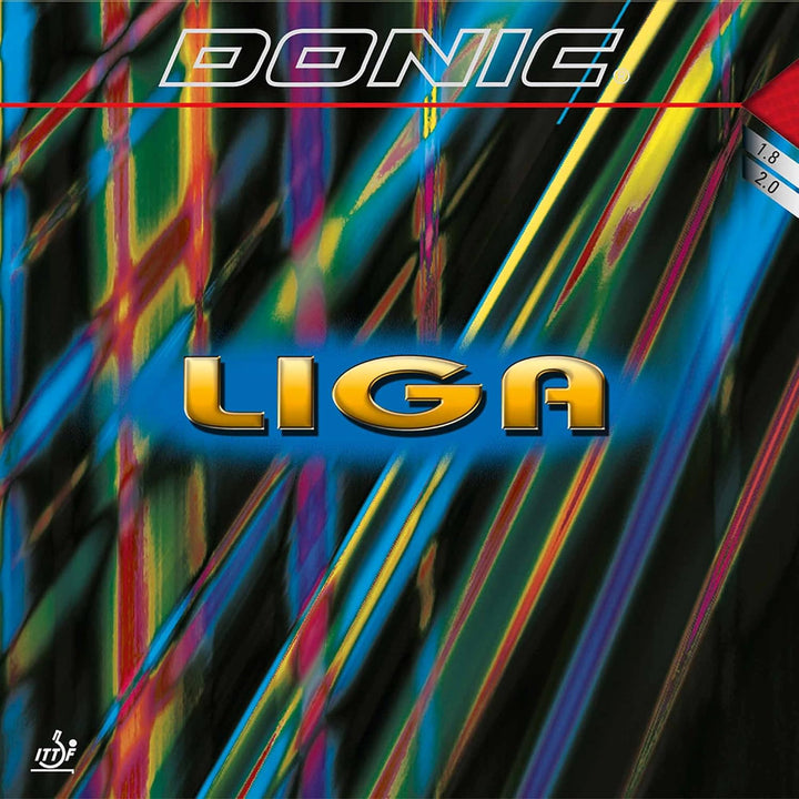 Donic Belag Liga Schwarz 1,8 mm, Schwarz 1,8 mm