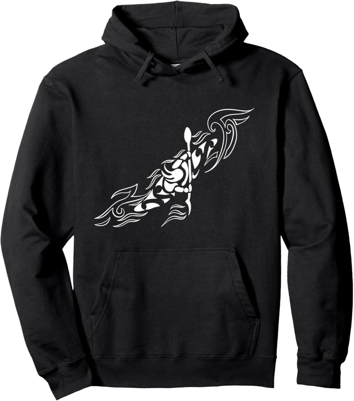 Kajak Kajak Kajak Cool Paddel Modern Design Pullover Hoodie