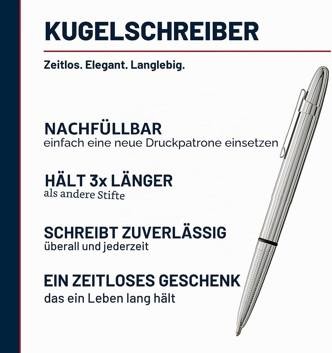FISHER Space Pen Chrome Bullet Space Pen