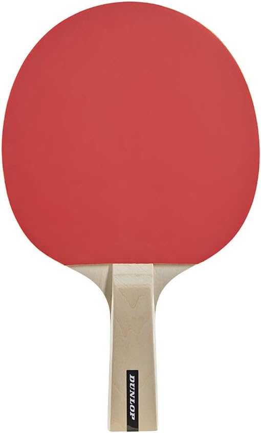 Dunlop Tischtennis Set Match 2 Player - 2 Schläger, 3 Bälle & Tasche, beige