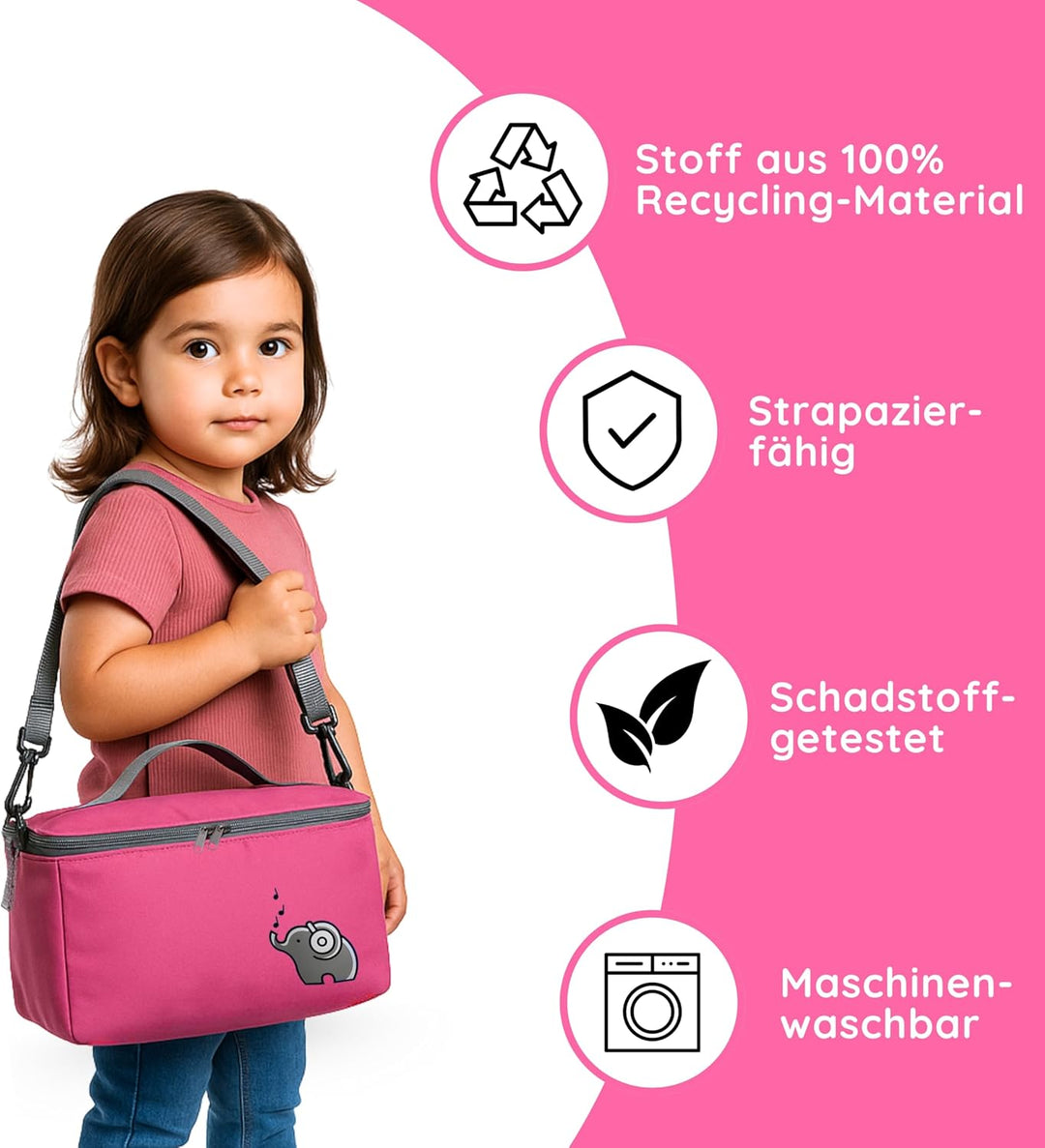 fantifant Musikbox Tasche für Toniebox und Tigerbox [ + Netzbeutel ] FLEXIBLE TRANSPORTTASCHE FÜR TI
